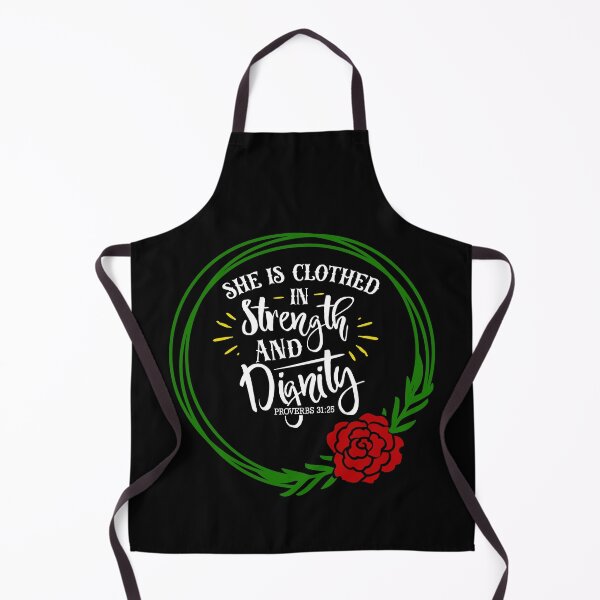 Item preview, She Is Clothed In Strength And Dignity Proverbs 31:25 designed and sold by ZiesMerch.