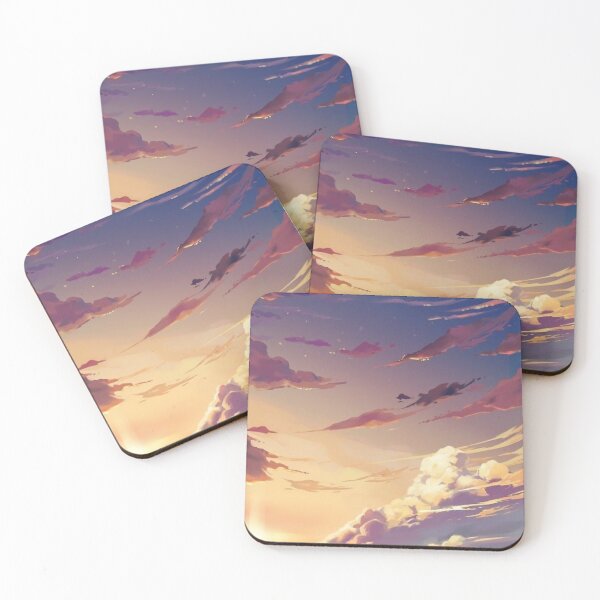 Item preview, Beautiful Landscape Manga Drawings Of The Sunset Posters designed and sold by rkassee10.