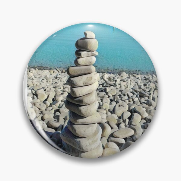 Item preview, Rock Cairn by Water designed and sold by Redhead1022.