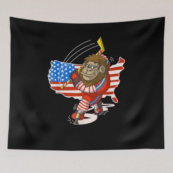 Item preview, Playing Ice Hockey 4th Of July Usa Gift designed and sold by vivanbess.