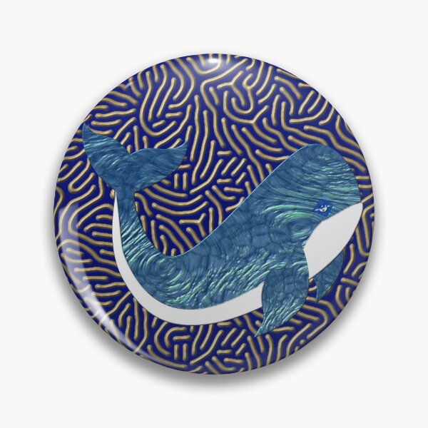 Item preview, GOLD REACTION DIFFUSION WHALE SEA 388. designed and sold by sana90.