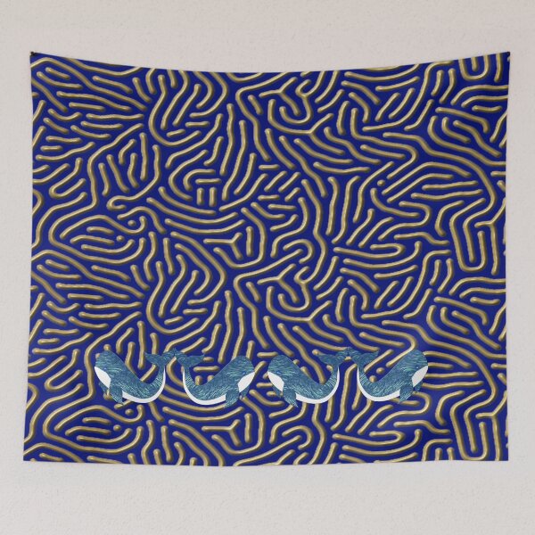 Item preview, GOLD REACTION DIFFUSION WHALE SEA 388. designed and sold by sana90.