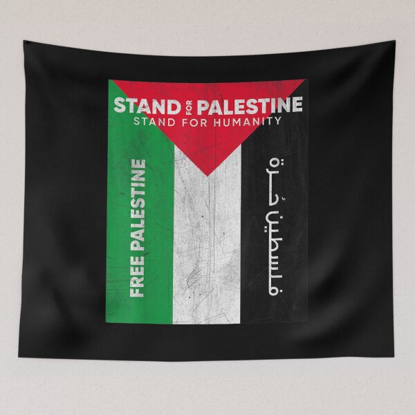 Item preview, Free Palestine Flag Stand For Palestine Free Gaza Arabic designed and sold by vivanbess.