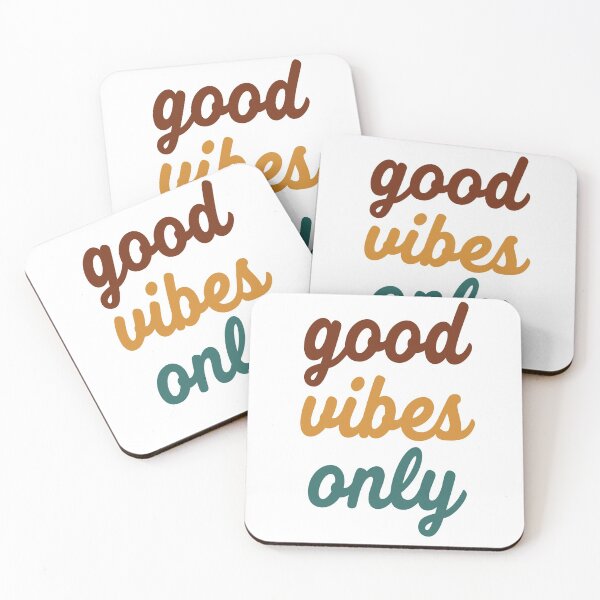 Item preview, Good vibes only colorful designed and sold by annaguerrawords.