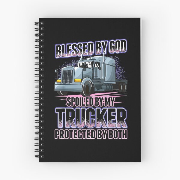 Item preview, Blessed God Spoiled My Trucker Trucker Wife Gift designed and sold by vivanbess.