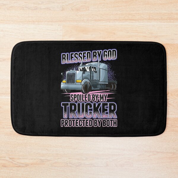 Item preview, Blessed God Spoiled My Trucker Trucker Wife Gift designed and sold by vivanbess.
