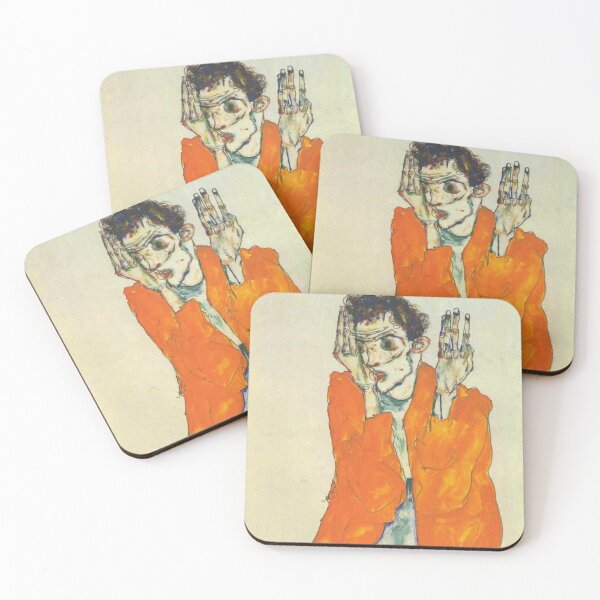 Item preview, Egon Schiele portrait designed and sold by Vintage Designs +.