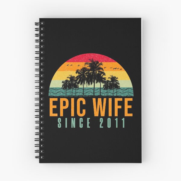Item preview, Epic Wife Since 2011 - Funny 10th wedding anniversary gift for her designed and sold by PlusAdore.