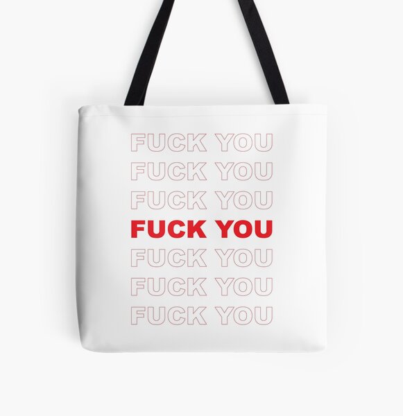 fuck you plastic bag Tote Bag for Sale by alexabrinaldi