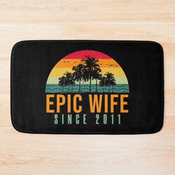 Item preview, Epic Wife Since 2011 - Funny 10th wedding anniversary gift for her designed and sold by PlusAdore.