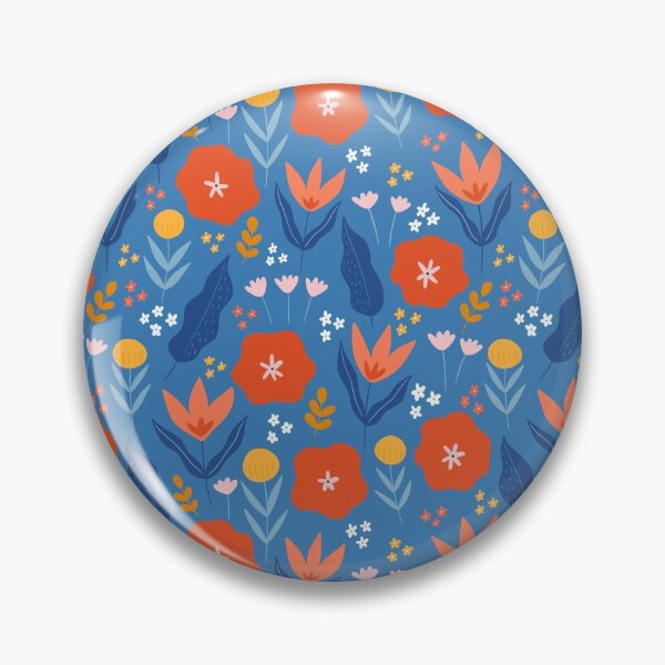 Item preview, Floral Fun-Blue designed and sold by SoulDesignsCo.