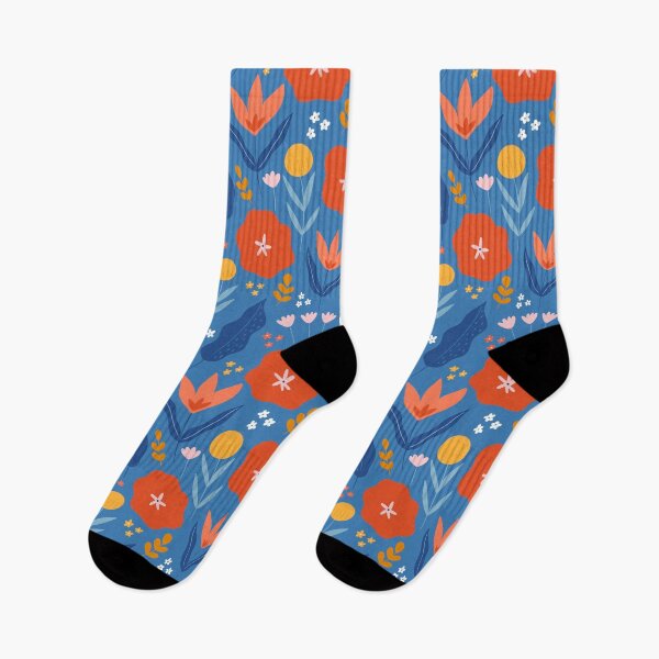 Item preview, Floral Fun-Blue designed and sold by SoulDesignsCo.