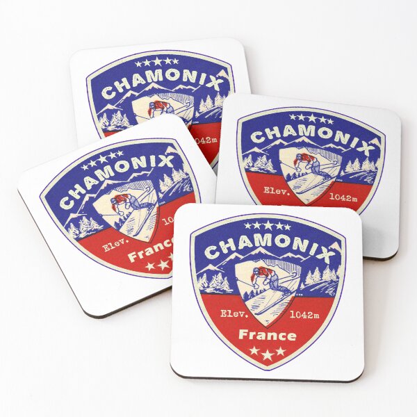 Item preview, Chamonix France Skiing Ski Mountains Skier designed and sold by DESTINATIONS DECAL.