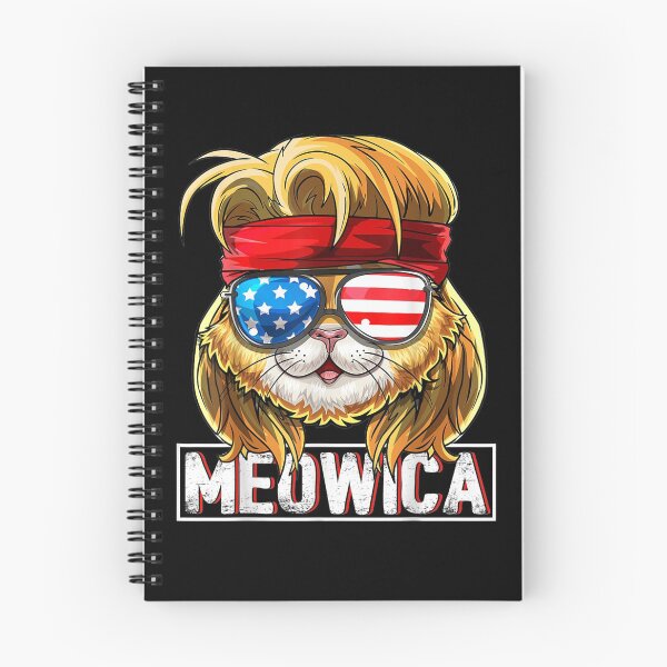 Item preview, Meowica Cat Mullet American Flag Patriotic 4th Of July Cat designed and sold by vivanbess.