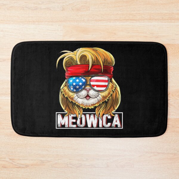 Item preview, Meowica Cat Mullet American Flag Patriotic 4th Of July Cat designed and sold by vivanbess.