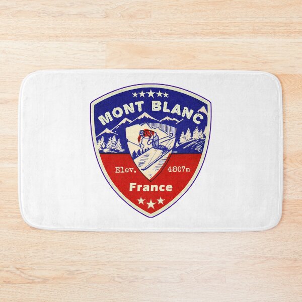 Item preview, Mont Blanc Chamonix France Skiing Ski Mountains Skier designed and sold by DESTINATIONS DECAL.