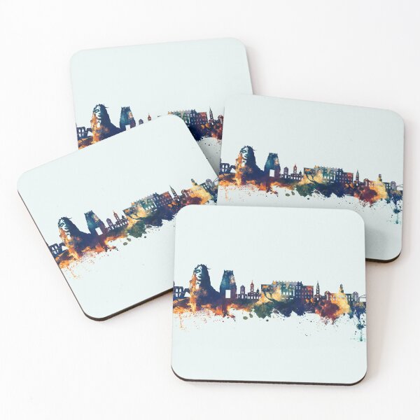 Artikelvorschau, Skyline von Coimbatore, Indien entworfen und verkauft von ArtPrints.