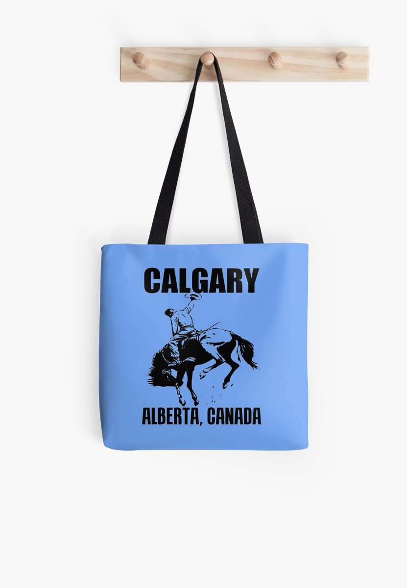 "CALGARY, ALBERTA" Tote Bags by IMPACTEES Redbubble