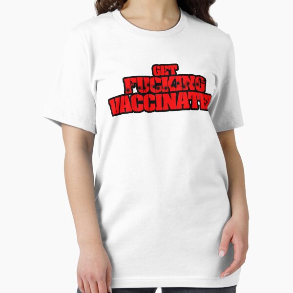 Item preview, Get F***ing Vaccinated (red) designed and sold by WPPosters.