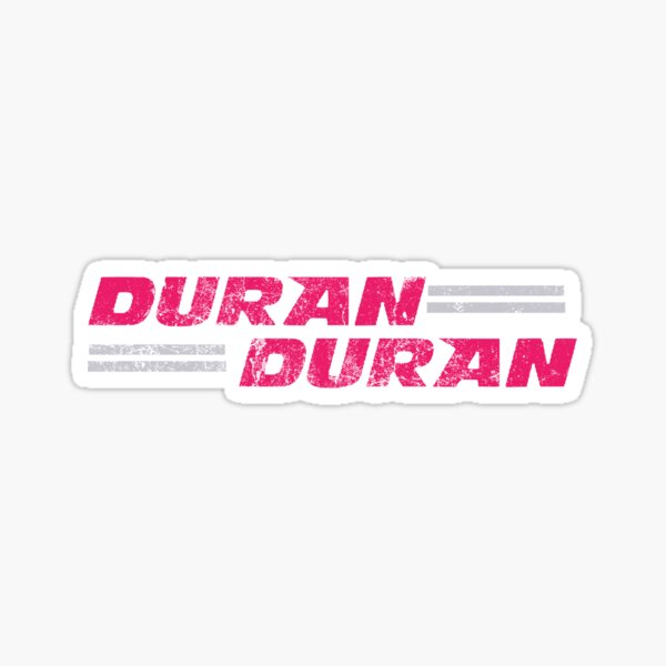 Duran Duran Retro 1980s Design Sticker