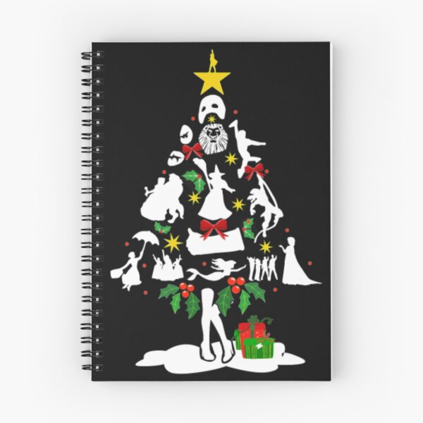 Item preview, Broadway Musical Theatre Christmas Tree T- shirt designed and sold by PatricWallin.