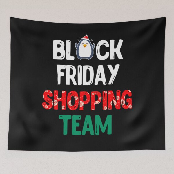 Item preview, Black Friday Shopping Team T-Shirt Funny Christmas Shirt designed and sold by PatricWallin.