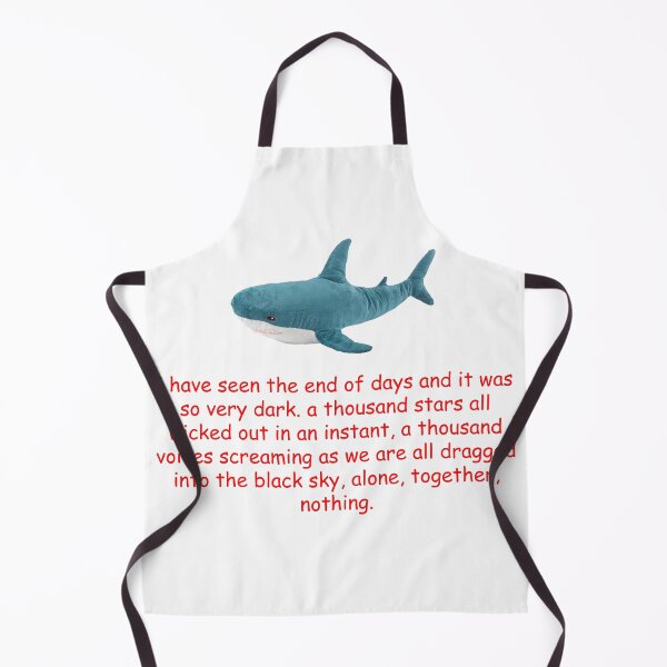 Item preview, blahaj ikea shark existentialism designed and sold by VeridissQuo.