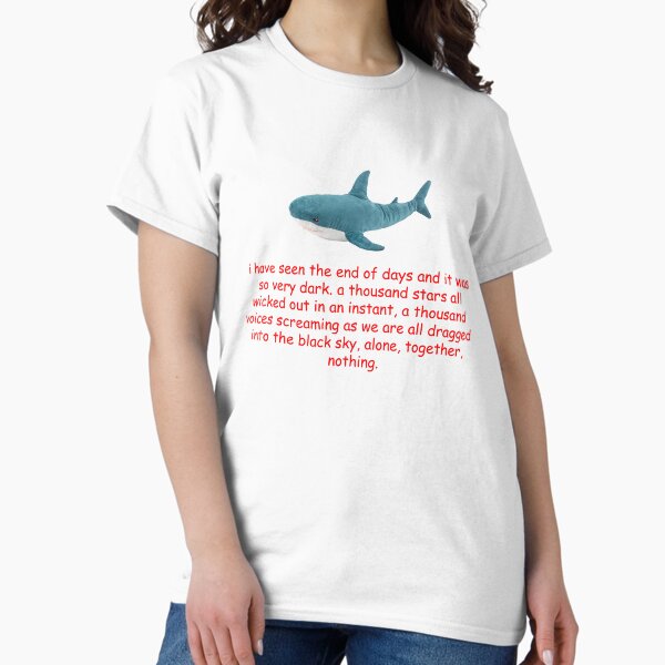 Aperçu de l'œuvre blahaj ikea requin existentialisme créée et vendue par VeridissQuo.