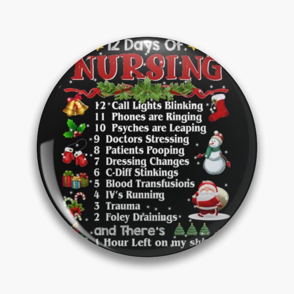 Item preview, 12 Days Of Nursing T shirt Christmas Gift designed and sold by PatricWallin.