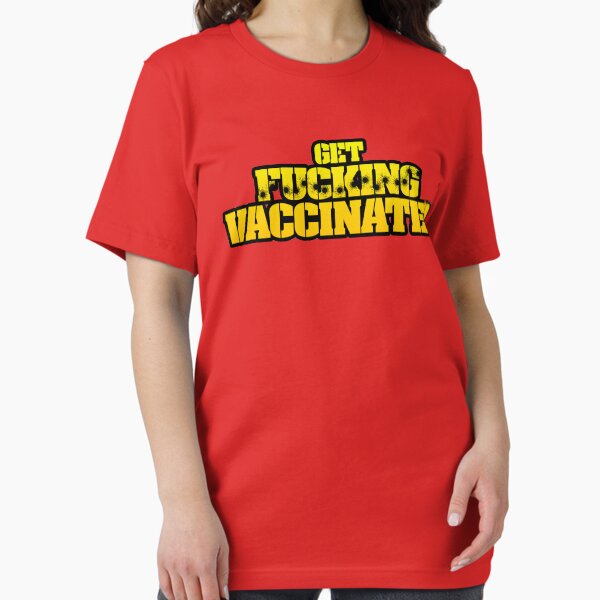 Item preview, Get F***ing Vaccinated (yellow) designed and sold by WPPosters.