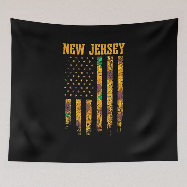 Item preview, Sunflower American Flag New Jersey 4th Of July Nj designed and sold by nancyholly.