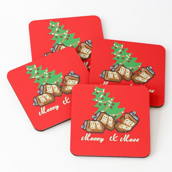 Item preview, funny christmas saying cartoon beer can designed and sold by vibeno1.