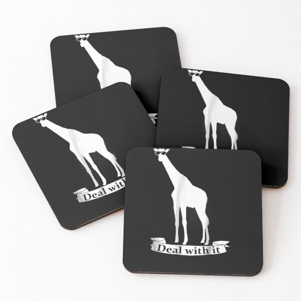 Item preview, Deal With It Awesome Giraffe Sun Shades designed and sold by nancyholly.