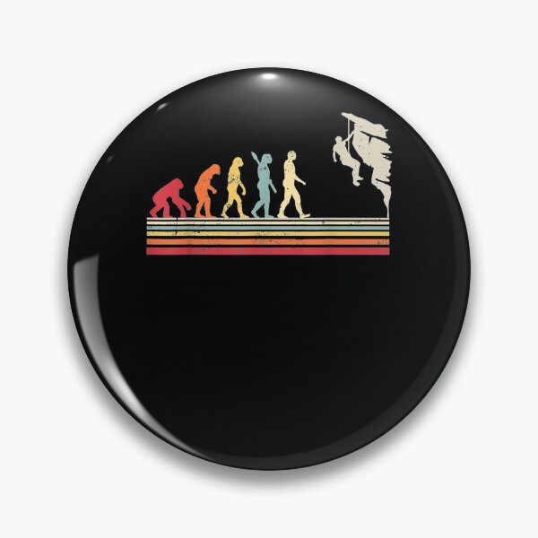 Item preview, Rock Climbing Evolution Of Man Vintage Retro designed and sold by patsa4.