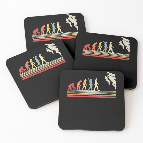 Item preview, Rock Climbing Evolution Of Man Vintage Retro designed and sold by patsa4.