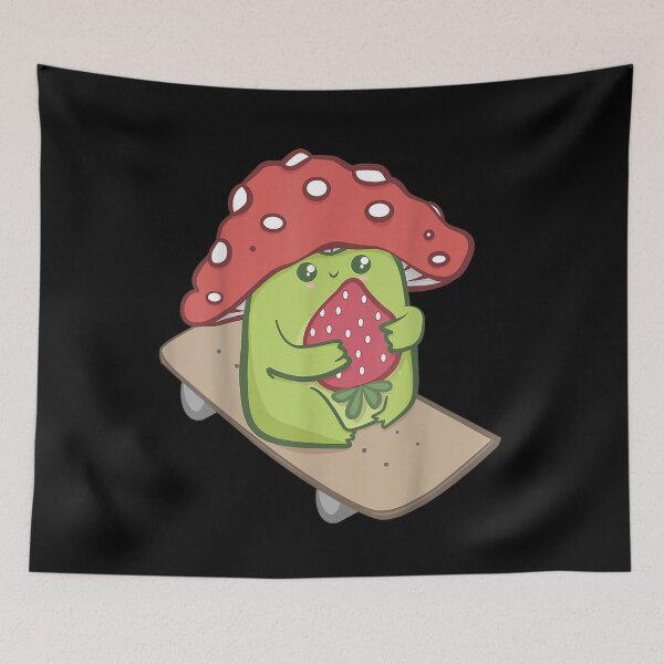 Item preview, Frog On Skateboard Art designed and sold by tolivia.