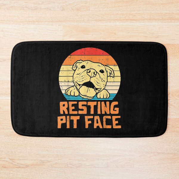 Item preview, Resting Pit Face Retro Pitbull Pitty Dog Lover Owner Gift designed and sold by patsa4.