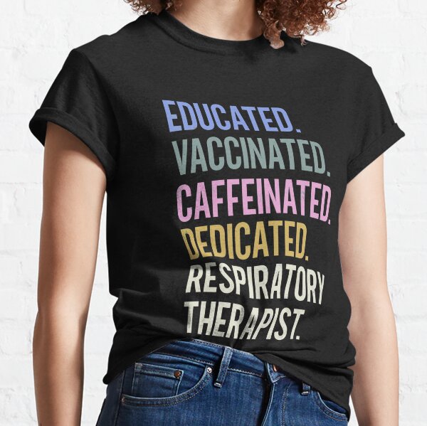 Respiratory Therapist - Retro Vaccination Design  Classic T-Shirt