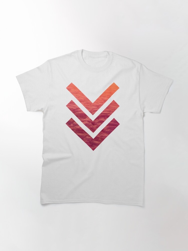 Thumbnail 2 of 7, Classic T-Shirt, Colorful sunset in clody sky designed and sold by Butterfly-Dream.
