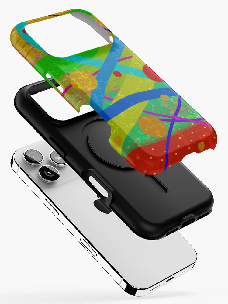 Thumbnail 2 of 4, iPhone Case, Colorful Pattern designed and sold by colorsofcherry.