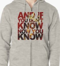 Sudadera con capucha y cremallera Y si no sabes 2