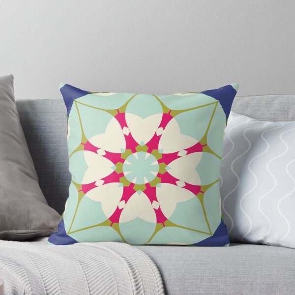 Item preview, Modern Star Flower Pattern Artwork 06 Color 01 designed and sold by Stefanie Boike.
