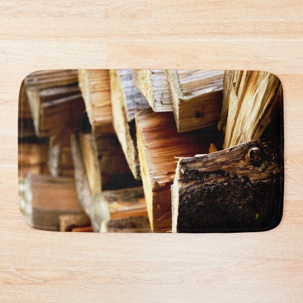Item preview, Firewood pile - wood tree heap prepared for winter - logs background designed and sold by Michaelerch.