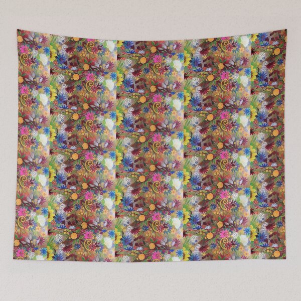 Item preview, peaches and flowers designed and sold by Petronella van Oyen.