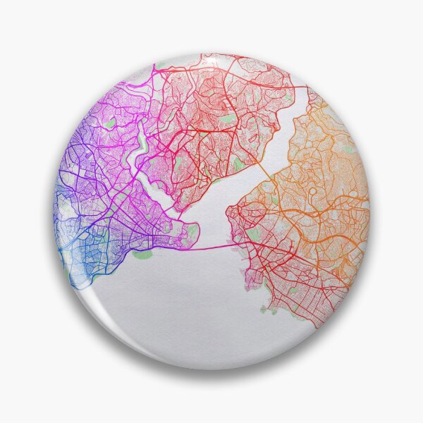 Item preview, Istanbul City Map of Turkey - Colorful designed and sold by deMAP.
