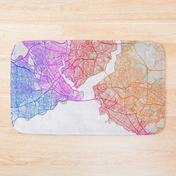 Item preview, Istanbul City Map of Turkey - Colorful designed and sold by deMAP.