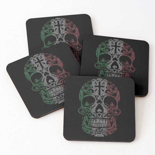 Item preview, Mexican Sugar Skull Flag Pride Calavera Day Dead Gif designed and sold by tolivia.