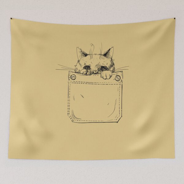Item preview, Pocket Pocket Kitten  designed and sold by FreasButa.