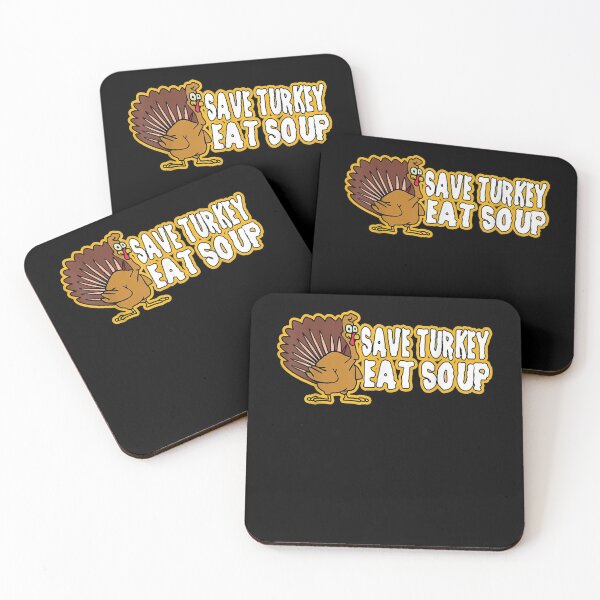 Item preview, Save Turkey Eat Soup Vegan Thanksgiving Gift designed and sold by nancyholly.