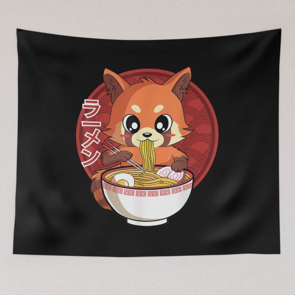 Item preview, Anime Red Panda Japanese Noodles Ra Lover Gift designed and sold by tolivia.